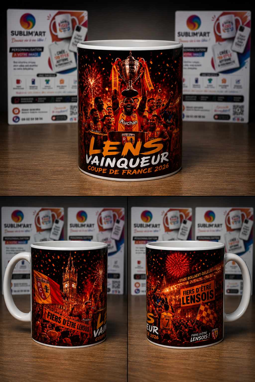MUG RC LENS CHAMPION DE FRANCE