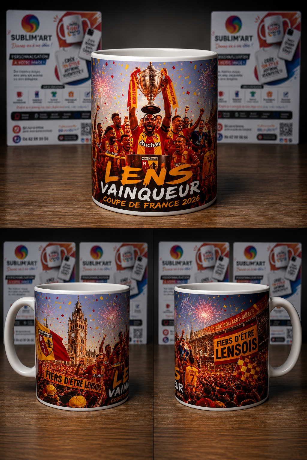 MUG RC LENS CHAMPION DE FRANCE
