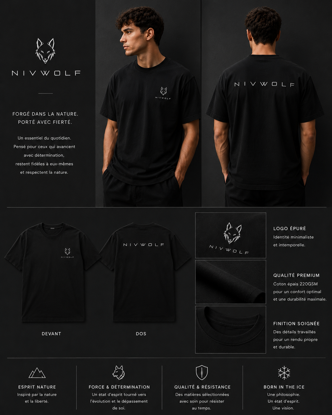 T-shirt NIVWOLF