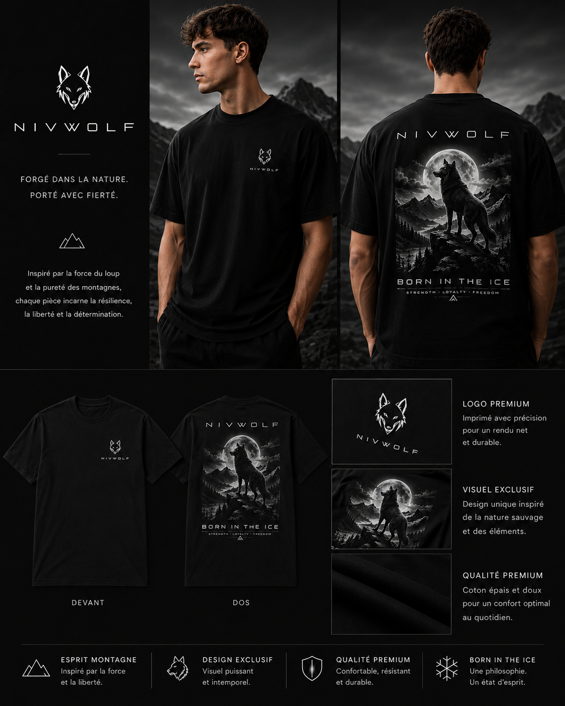 T-shirt NIVWOLF