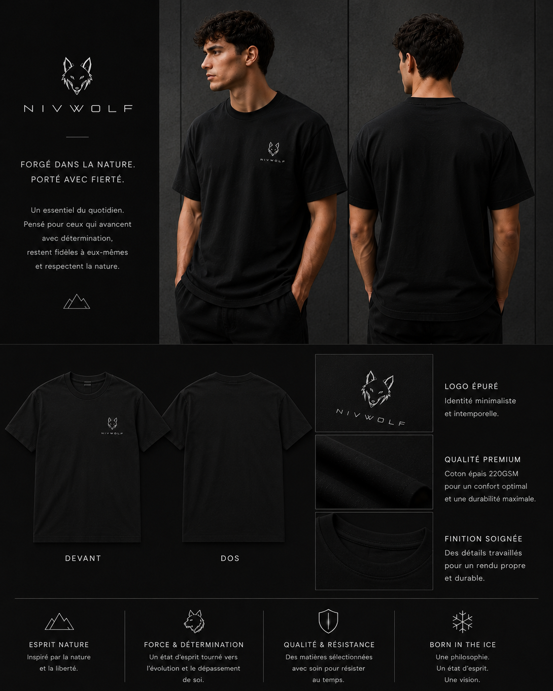 T-shirt NIVWOLF