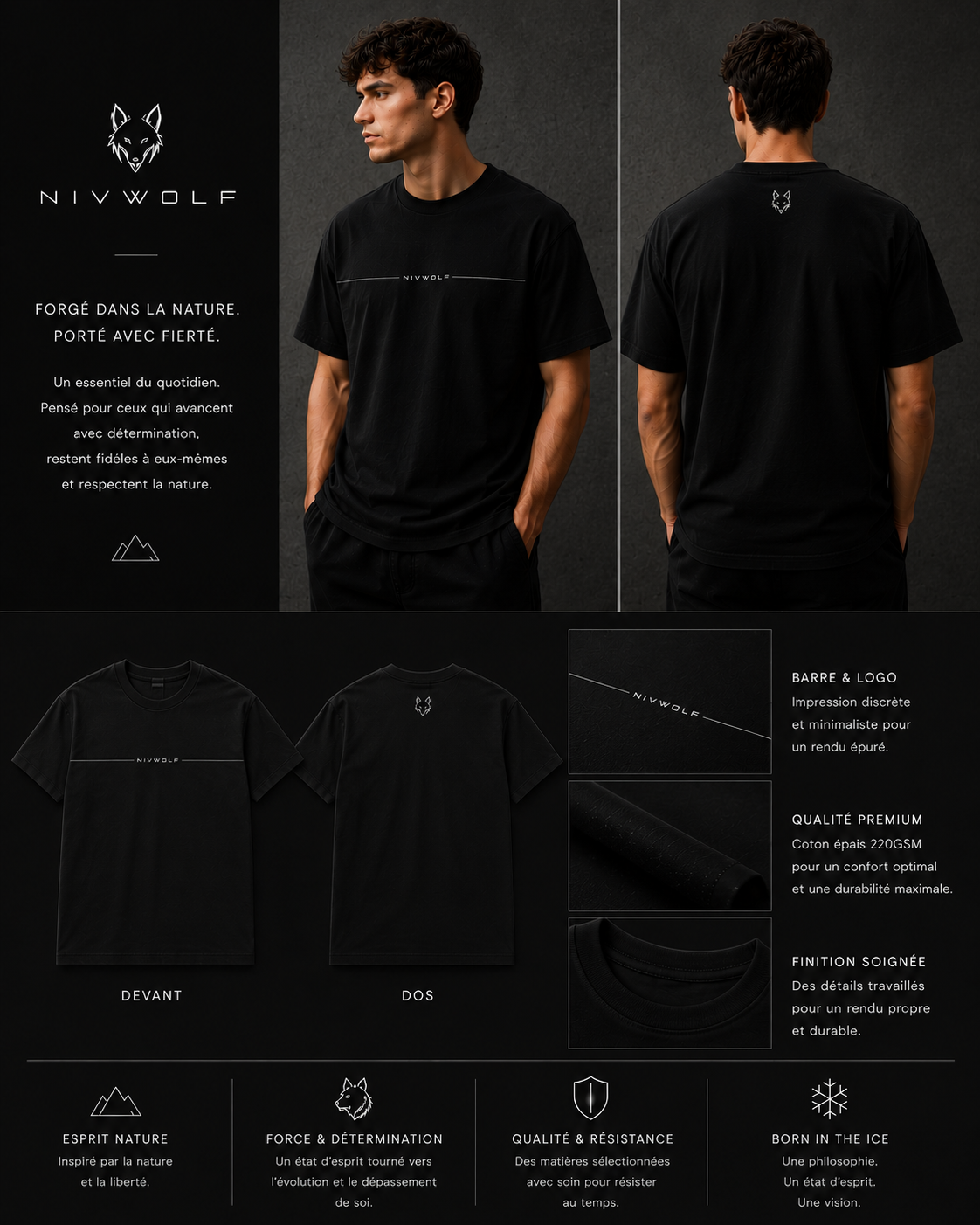 T-shirt NIVWOLF