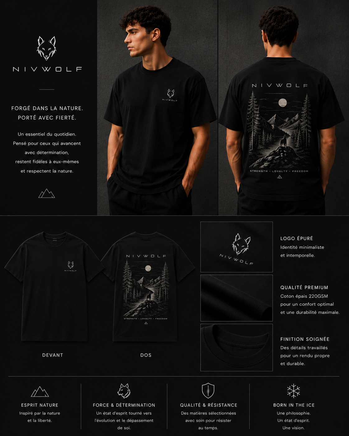T-shirt NIVWOLF